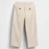 Linnen-katoenen broek met elastische tailleband voor Baby & Peuter