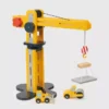 Little Builder Peuter Speelgoed: Gele Kraan