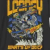 Looney Tunes-T-shirt met konijnenracer-print voor kinderen