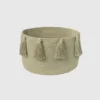 Lorena Canals Basket New Tassels Olive
