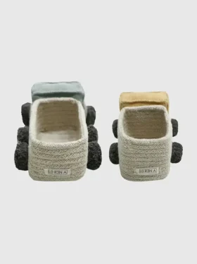 Lorena Canals-set met minivrachtwagen-speelmandjes