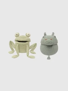 Lorena Canals Set van 2 minimandjes Fred en Henry