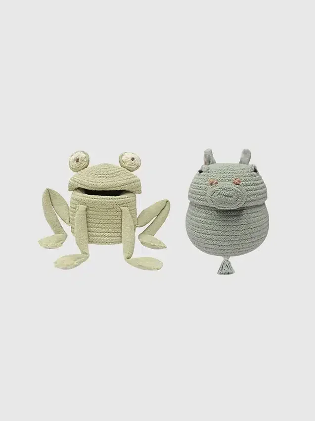 Lorena Canals Set van 2 minimandjes Fred en Henry