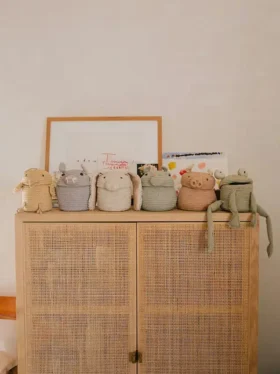 Lorena Canals Set van 2 minimandjes Fred en Henry