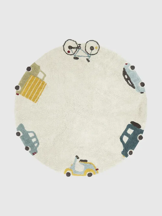 Lorena Canals wasbaar middelgroot Wheels-vloerkleed