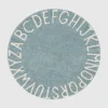 Lorena Canals wasbaar vloerkleed Abc Natural Vintage Blue