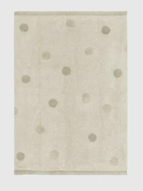 Lorena Canals wasbaar vloerkleed Hippy Dots Olive