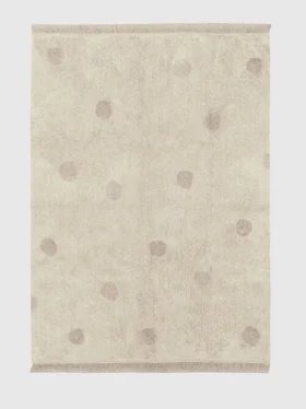 Lorena Canals wasbaar vloerkleed Hippy Dots Vintage Nude