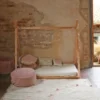 Lorena Canals wasbaar vloerkleed Hippy Dots Vintage Nude