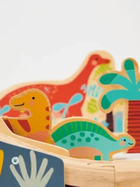 ‘Lost World’-dinosaurus-treinset