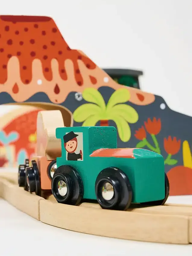 'Lost World'-dinosaurus-treinset