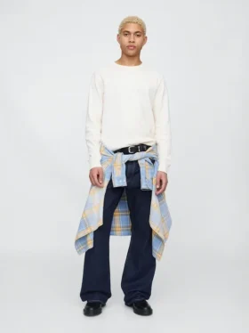 Loszittende bootcut-Jeans
