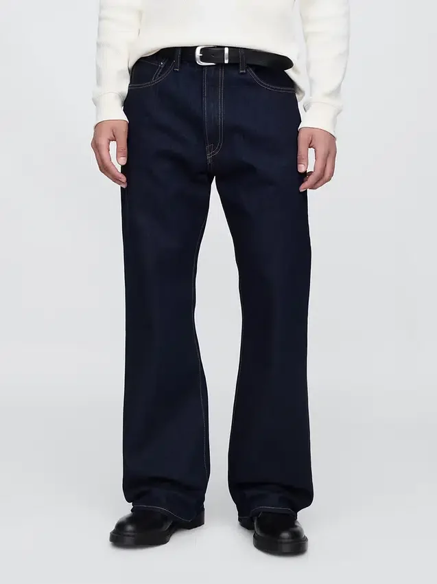 Loszittende bootcut-Jeans