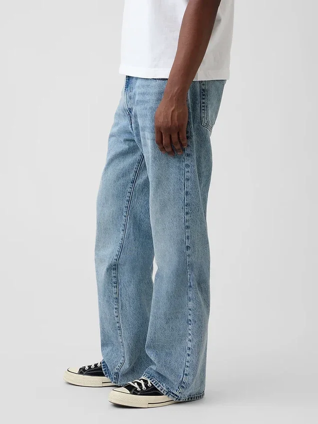 Loszittende bootcut-Jeans