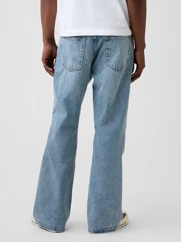 Loszittende bootcut-Jeans