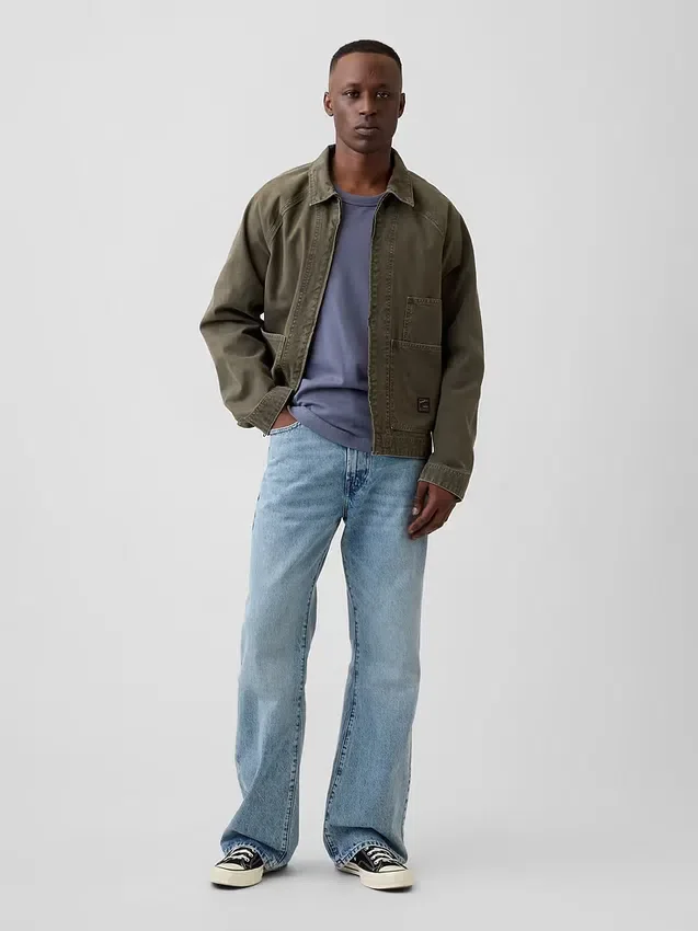 Loszittende bootcut-Jeans