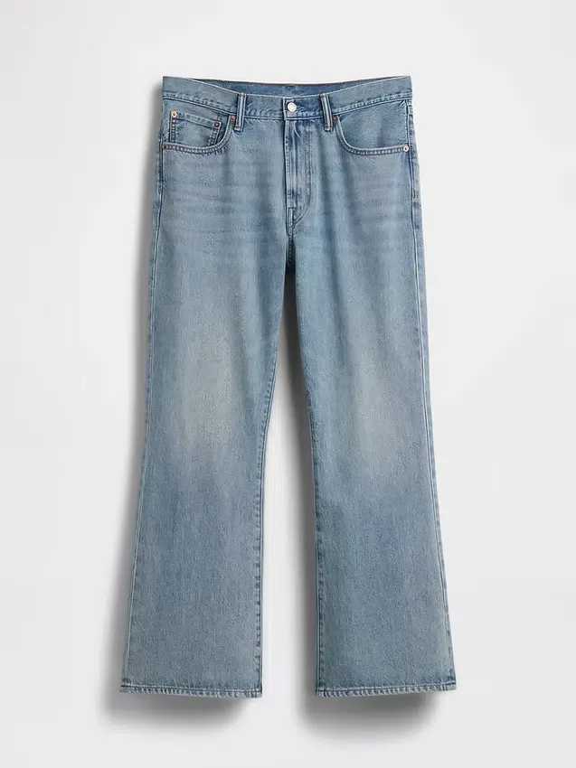 Loszittende bootcut-Jeans