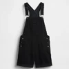Loszittende denim shortalls