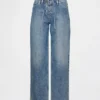 Loszittende jeans met lage taille en vetersluiting in jaren '90-stijl