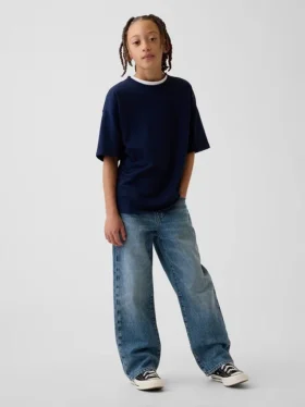 Loszittende jeans voor kinderen in jaren '90-stijl