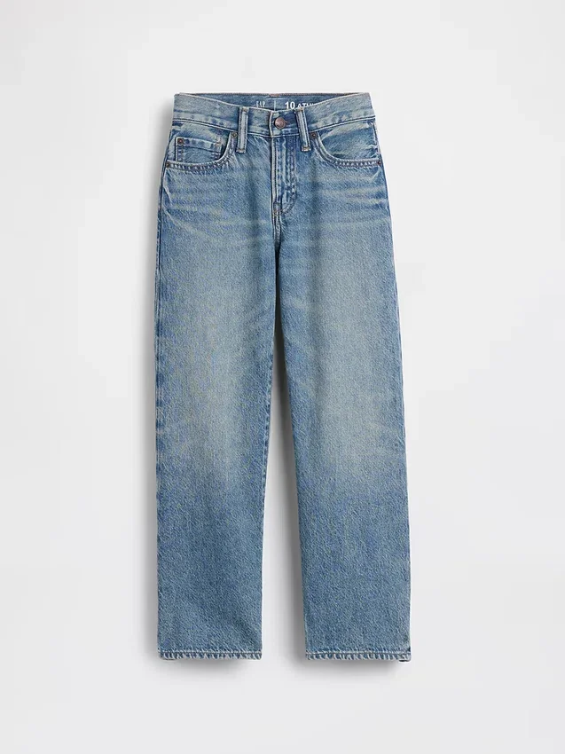 Loszittende jeans voor kinderen in jaren '90-stijl