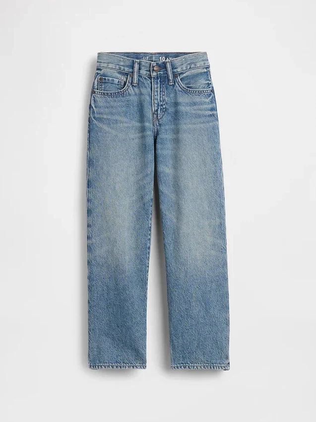 Loszittende jeans voor kinderen in jaren '90-stijl