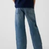 Loszittende jeans voor kinderen in jaren '90-stijl