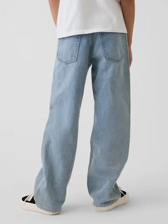 Loszittende jeans voor kinderen in jaren '90-stijl