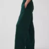 Loszittende joggingbroek met middelhoge taille van Vintagesoft-frottee