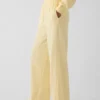 Loszittende joggingbroek met middelhoge taille van Vintagesoft-frottee