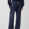 Loszittende joggingbroek met middelhoge taille van Vintagesoft-frottee