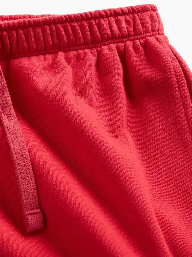Loszittende joggingbroek met middelhoge taille van Vintagesoft-frottee