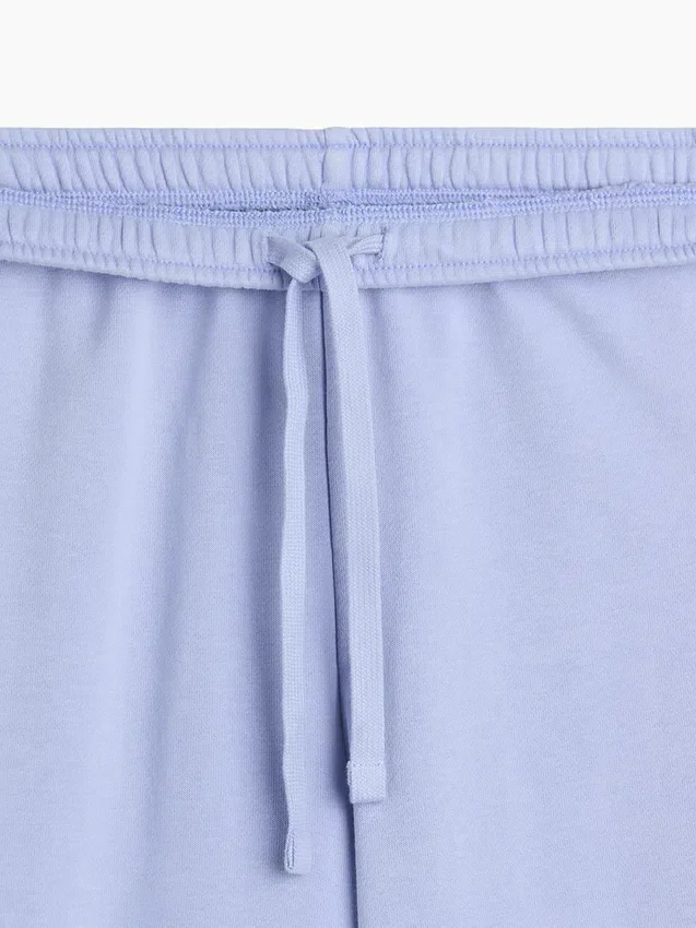 Loszittende joggingbroek met middelhoge taille van Vintagesoft-frottee