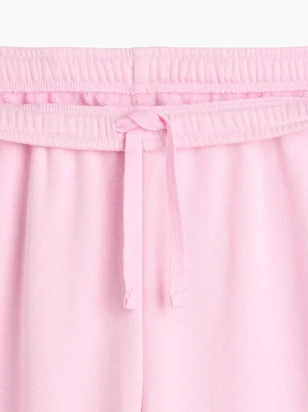 Loszittende joggingbroek met middelhoge taille van Vintagesoft-frottee