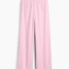 Loszittende joggingbroek met middelhoge taille van Vintagesoft-frottee