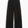 Loszittende joggingbroek met middelhoge taille van Vintagesoft-frottee