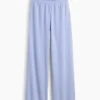 Loszittende joggingbroek met middelhoge taille van Vintagesoft-frottee