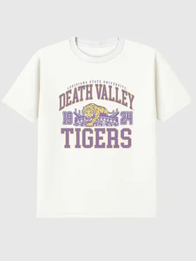 LSU Death Valley Tigers T-shirt met opdruk
