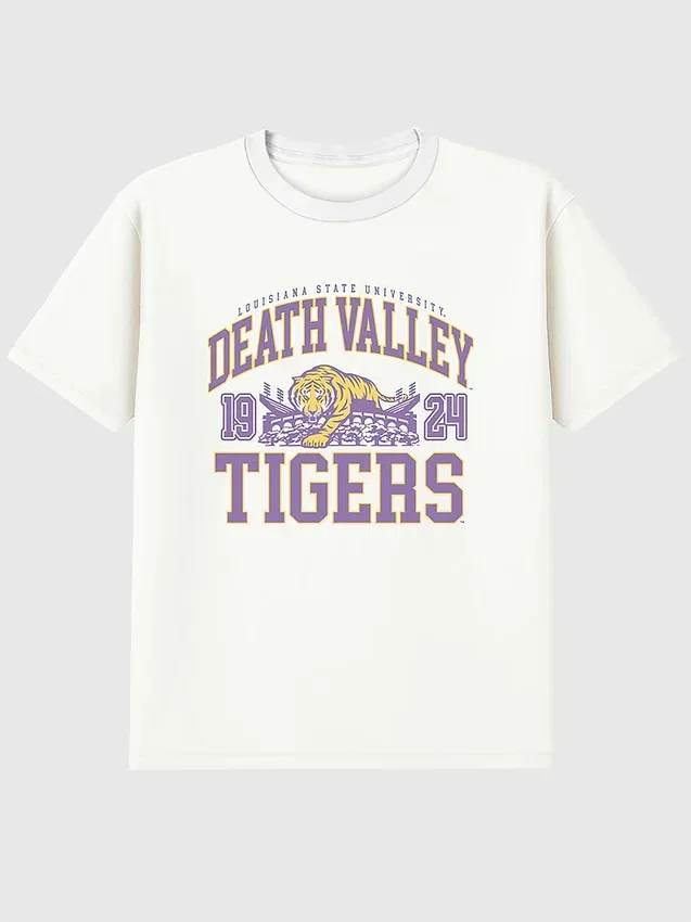 LSU Death Valley Tigers T-shirt met opdruk