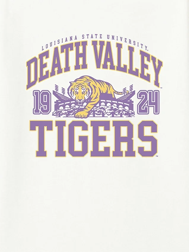 LSU Death Valley Tigers T-shirt met opdruk