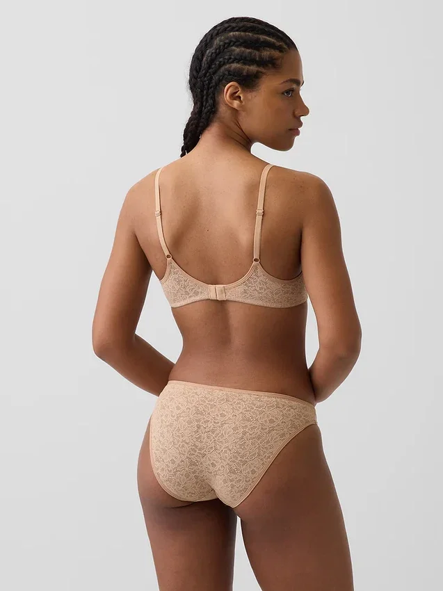 Madesoft kanten plunge-bralette