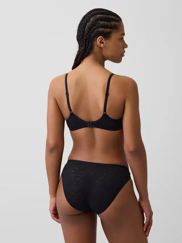 Madesoft kanten plunge-bralette
