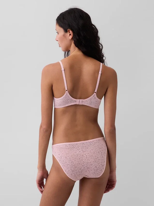 Madesoft kanten plunge-bralette