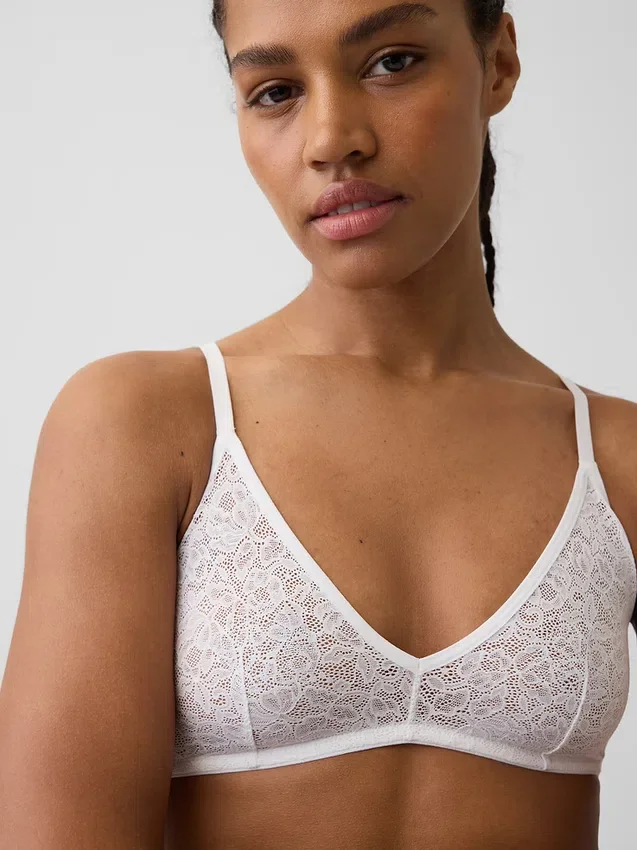 Madesoft kanten plunge-bralette