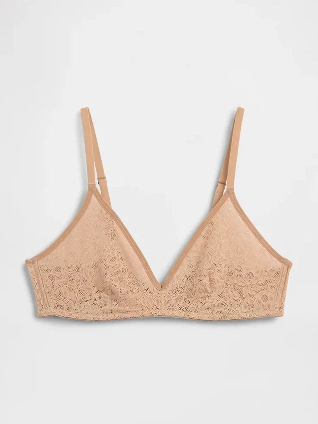 Madesoft kanten plunge-bralette