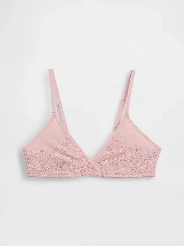 Madesoft kanten plunge-bralette