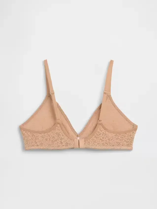 Madesoft kanten plunge-bralette