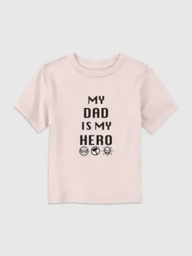 Marvel Hero Dad-T-shirt met print voor peuters