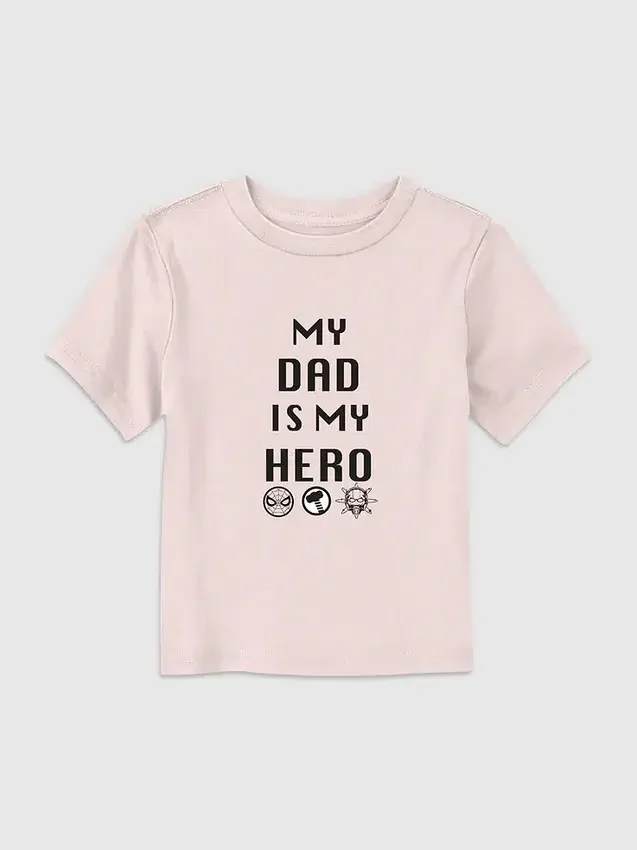 Marvel Hero Dad-T-shirt met print voor peuters