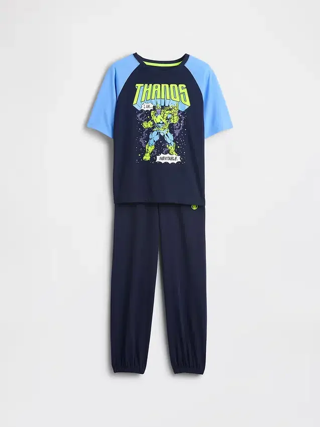Marvel-pyjama-set voor kinderen met gerecyclede joggingbroek